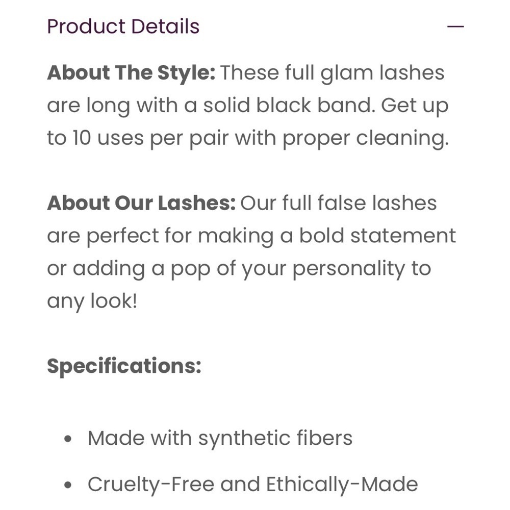 Makeup Geek Fearless Lashes | NEW | MG Full False Lashes - Picture 8 of 11